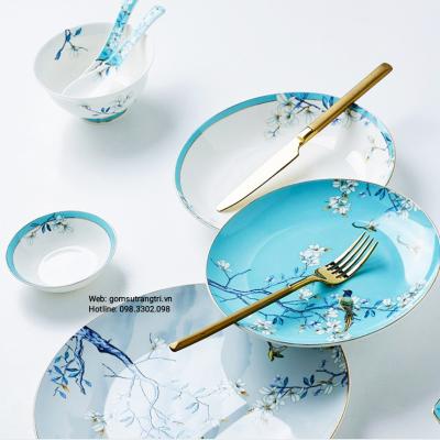 Bộ Bát Ăn Cao Cấp - Mùa Xuân dành cho 10 người ăn